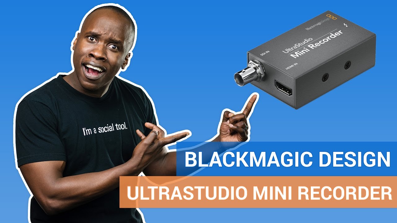 blackmagic design ultrastudio mini recorder